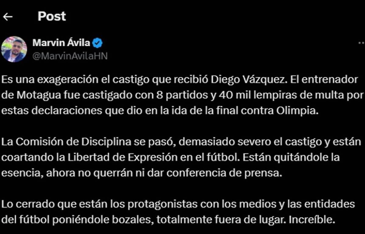 “Faltó que no lo dejaran entrar al país”: la reacción al duro castigo de Diego Vázquez y piden sanción para Olimpia