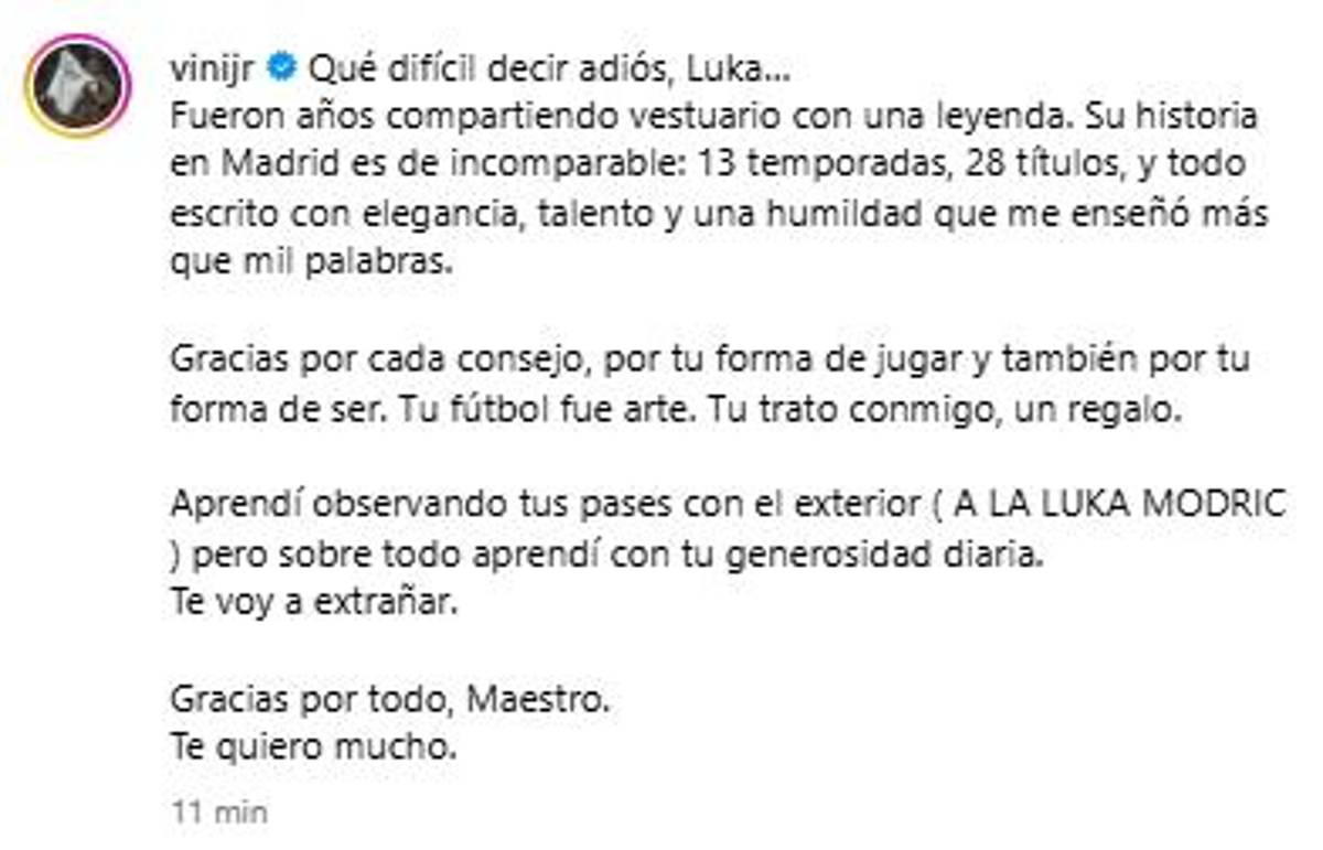 Cristiano Ronaldo se despide de Modric, la sentida carta de Bellingham y el mensaje de Kroos: Iremos a muerte por ti