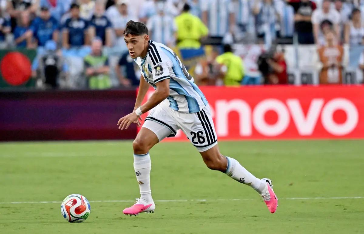 Alineación de Argentina para ser bicampeón del Mundial en la cara de España