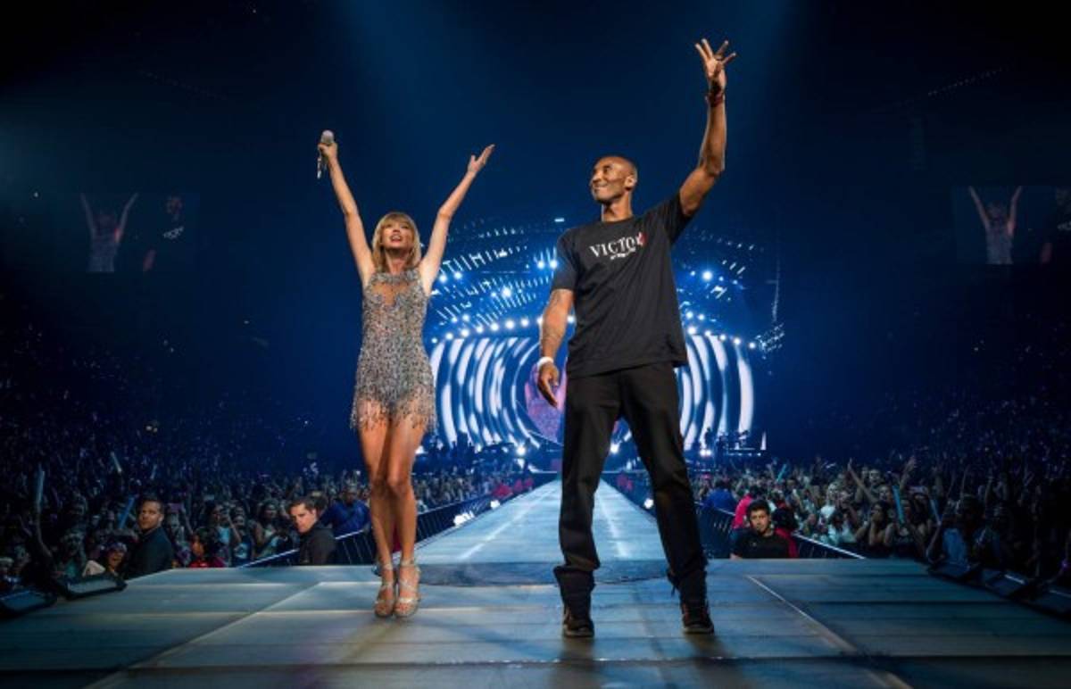 Tremenda sorpresa le dio Kobe Bryant a la cantante Taylor Swift