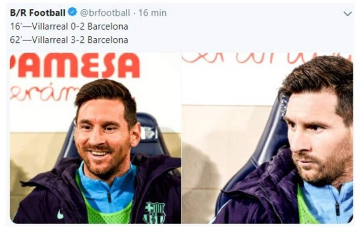 Los crueles memes del empate del Barcelona ante Villarreal con Messi de protagonista