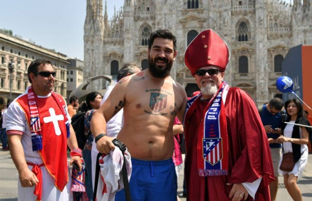 Ambiente espectacular en Milán por la final de la Champions League
