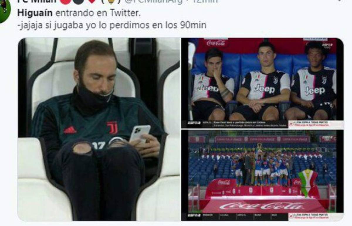 Los memes destrozan a Cristiano Ronaldo y a la Juventus tras perder la final de la Copa Italia