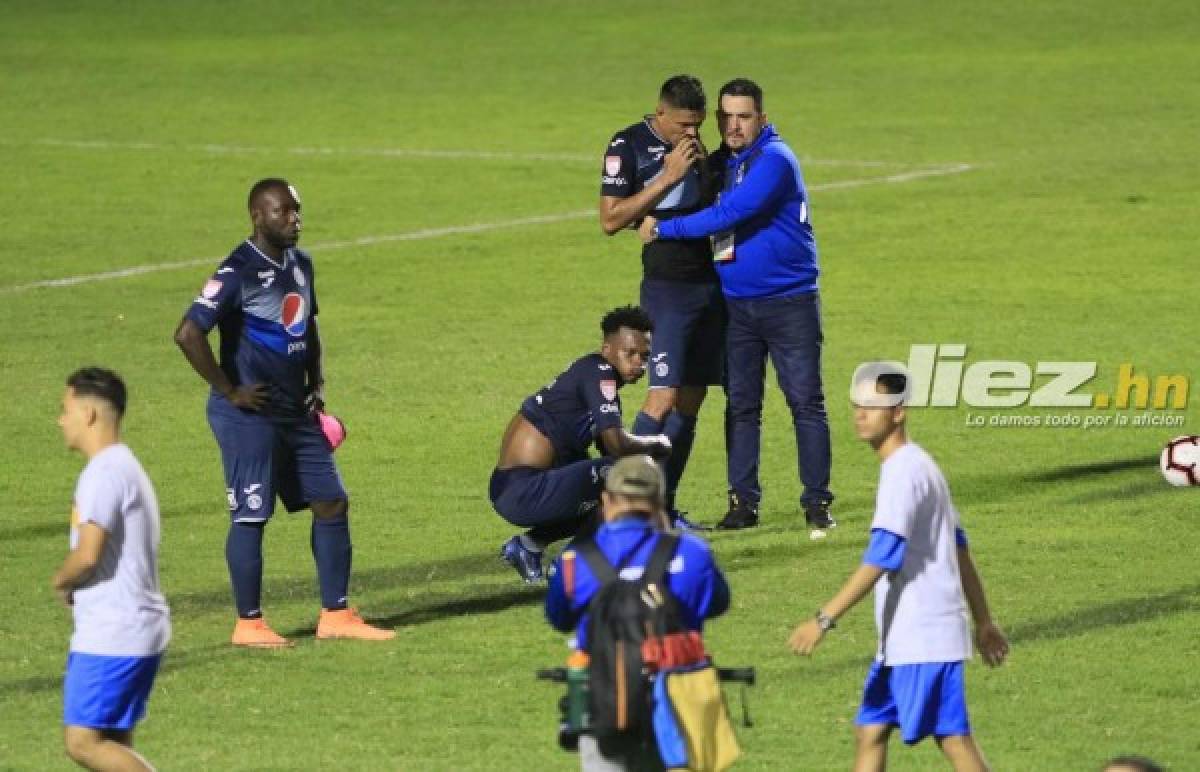 Las dolorosas imágenes de los jugadores de Motagua tras perder la final ante Saprissa