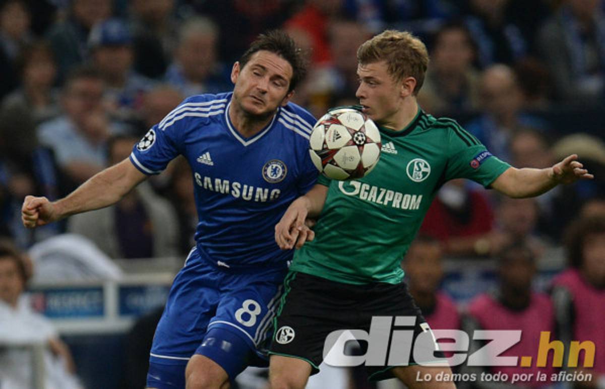 Schalke 04 vs Chelsea FC en UEFA Champions League.