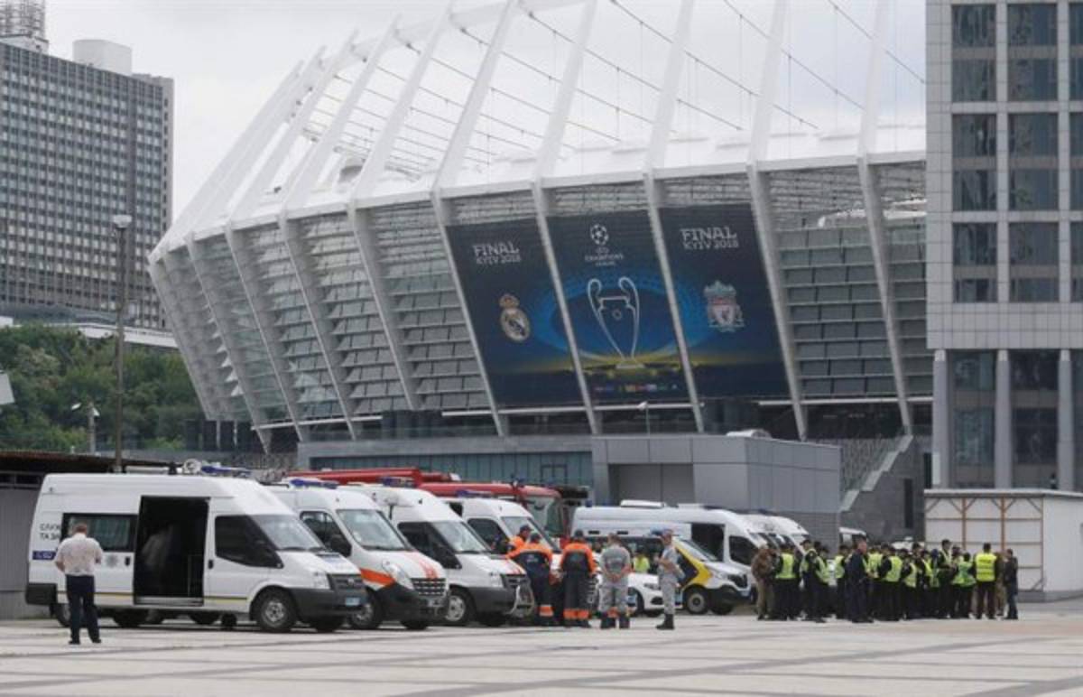 Kiev, lista para recibir la final de la Champions League entre Real Madrid y Liverpool