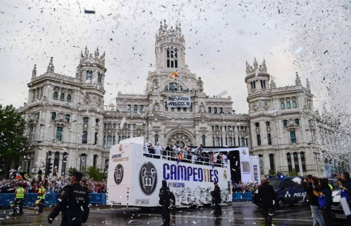 Real Madrid celebra la Undécima en Cibeles con todos sus aficionados