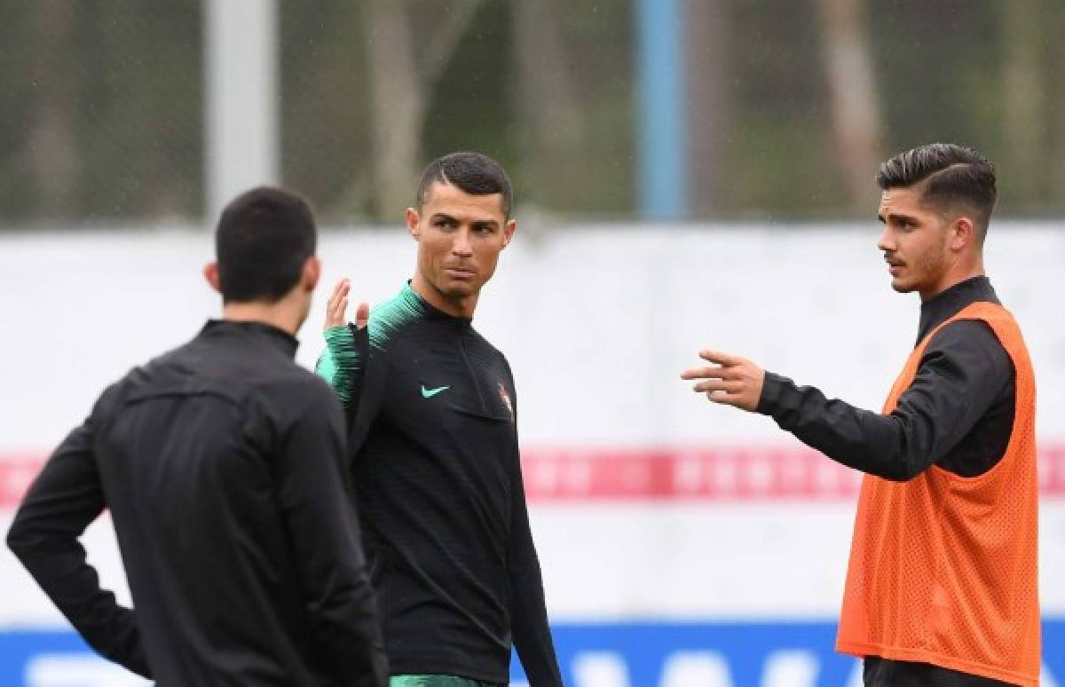 ¿Tristeza? Así fue captado Cristiano Ronaldo en su primer entrenamiento en Rusia