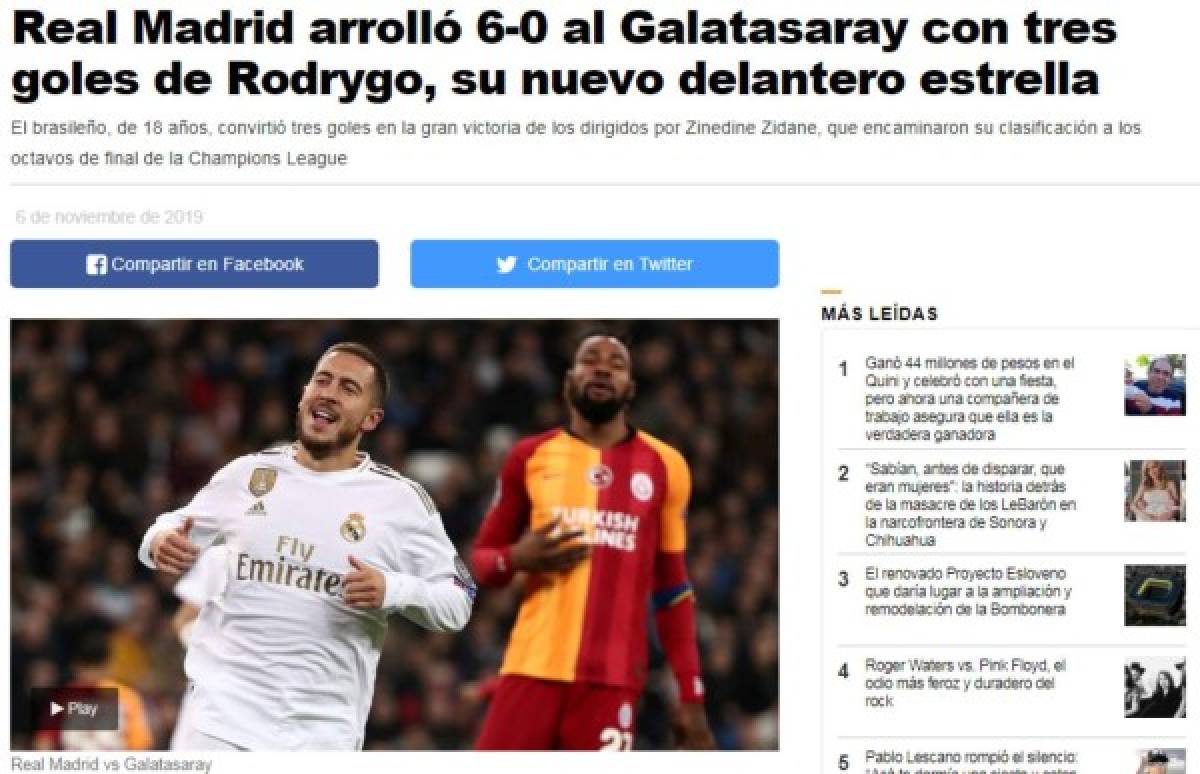 Rodrygo pone a sus pies a la prensa mundial: 'Por fin hay alguien con pinta de estrella'