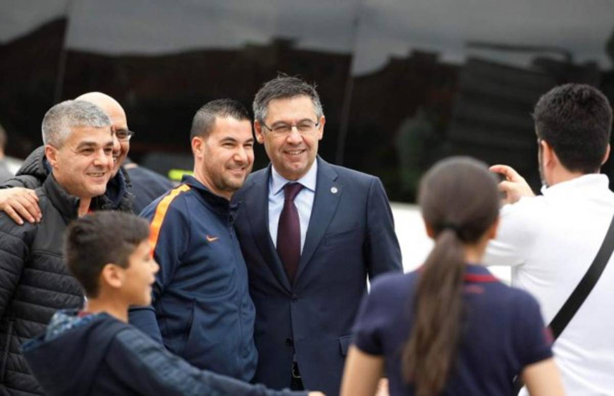 Ambientazo: Hondureños presentes en el Camp Nou para el Barcelona contra Real Madrid