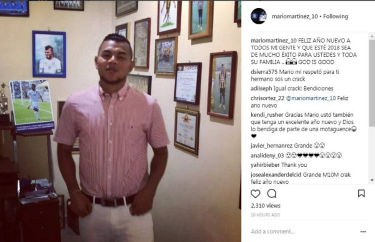 Jugadores hondureños le dieron la bienvenida al 2018