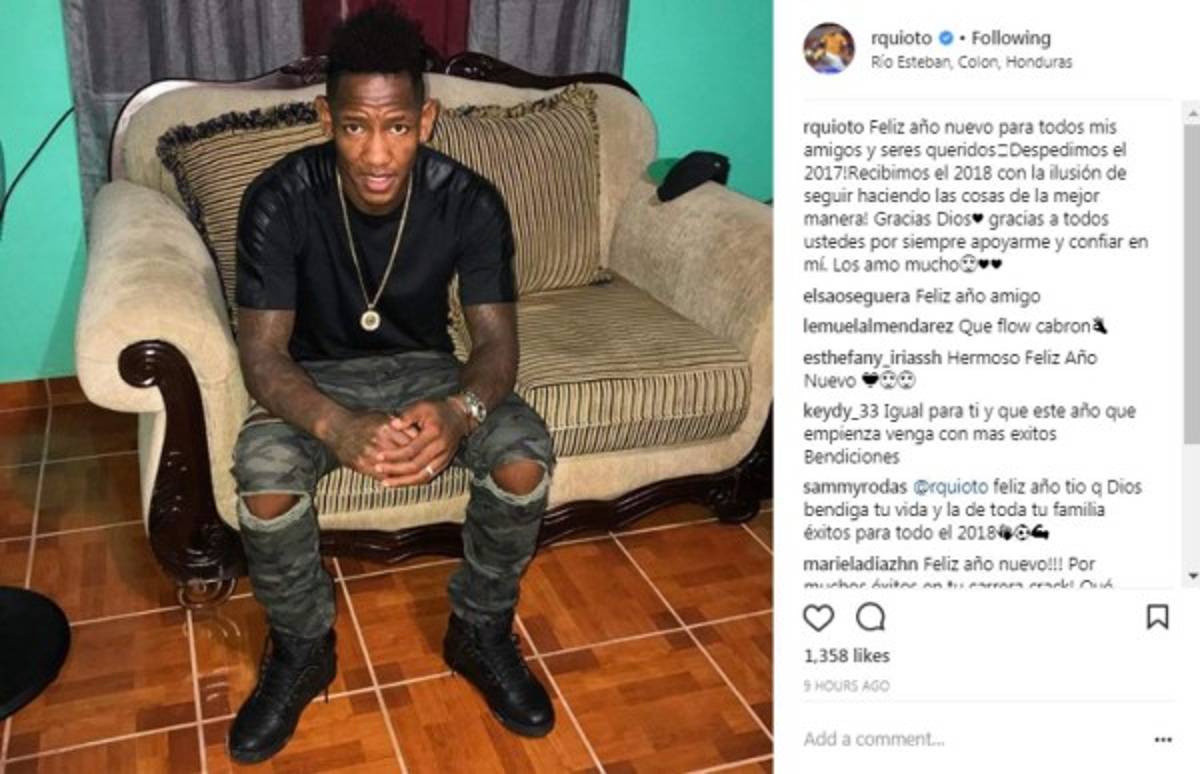 Jugadores hondureños le dieron la bienvenida al 2018