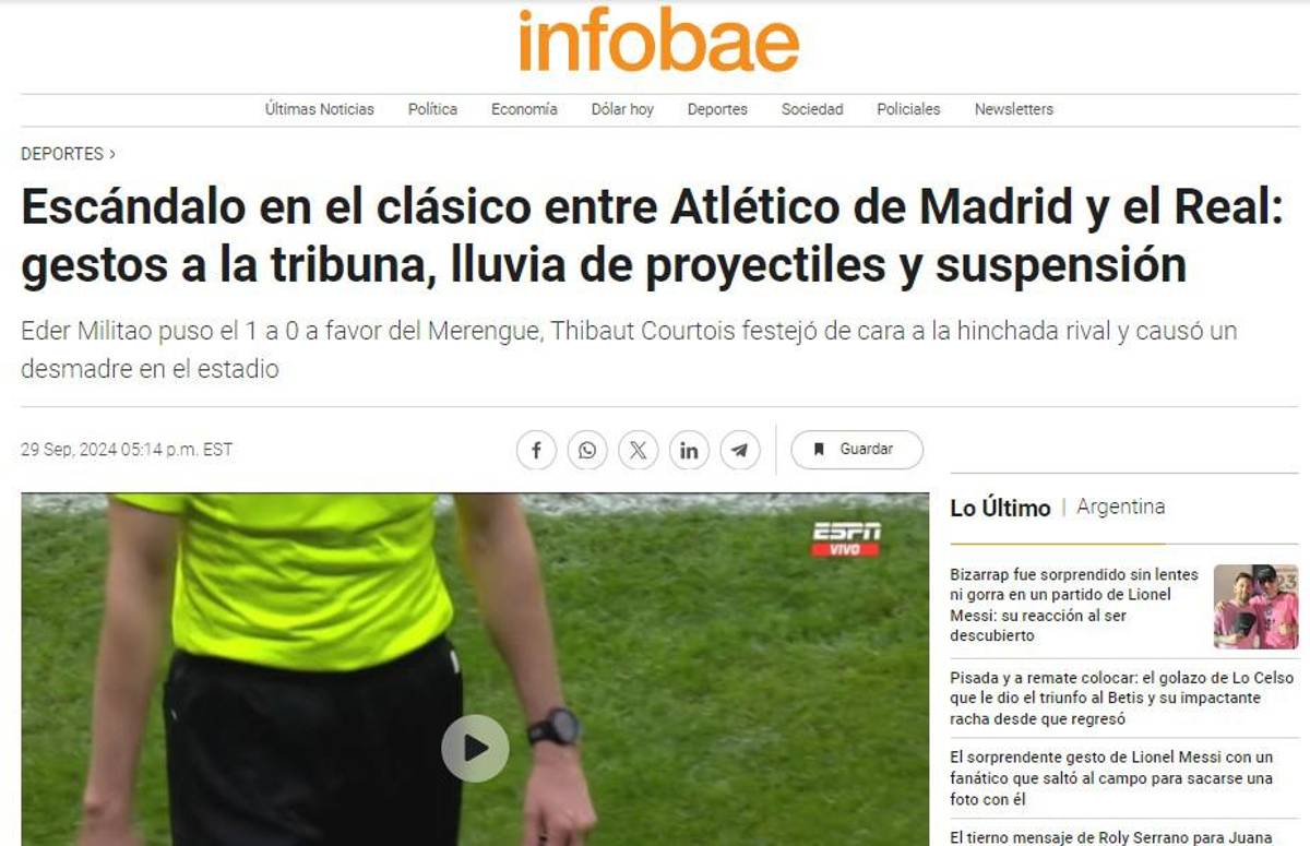 Lo que dice la prensa mundial sobre el polémico Real Madrid vs Atlético: “Escándalo y el derbi de los mecheros”