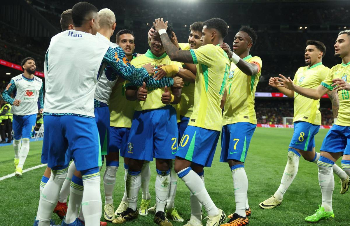 Vinicius lo hizo otra vez: Agarrón y bronca en el España-Brasil; Endrick y su emotivo gesto en el Bernabéu