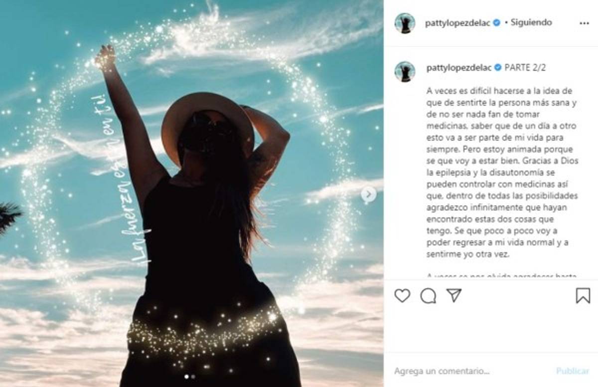 Duro momento: Patty López reveló que sufre una enfermedad epiléptica: 'Llevo tres días sin hablar ni moverme'
