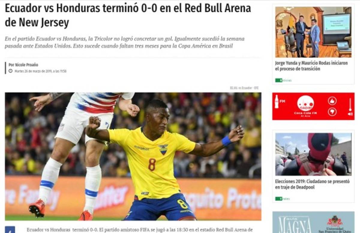 La prensa de Ecuador y los duros comentarios contra su selección y Bolillo Gómez
