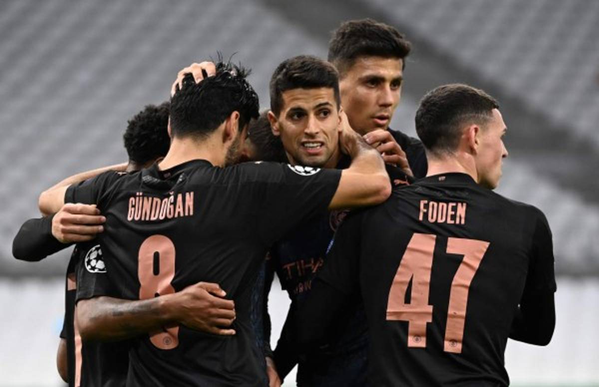 El Manchester City sigue funcionando en Europa y rinde 3-0 al Marsella