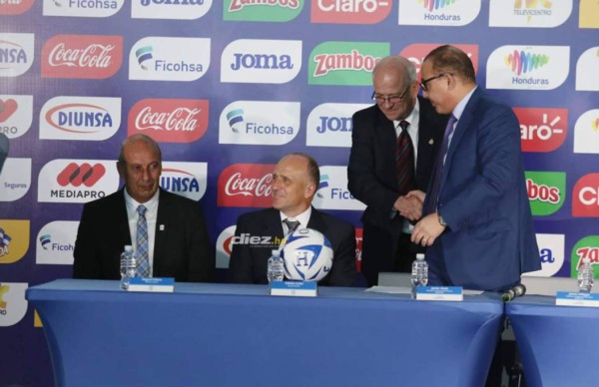 ¿Por qué el 22? Las imágenes de la presentación de Fabián Coito con Honduras