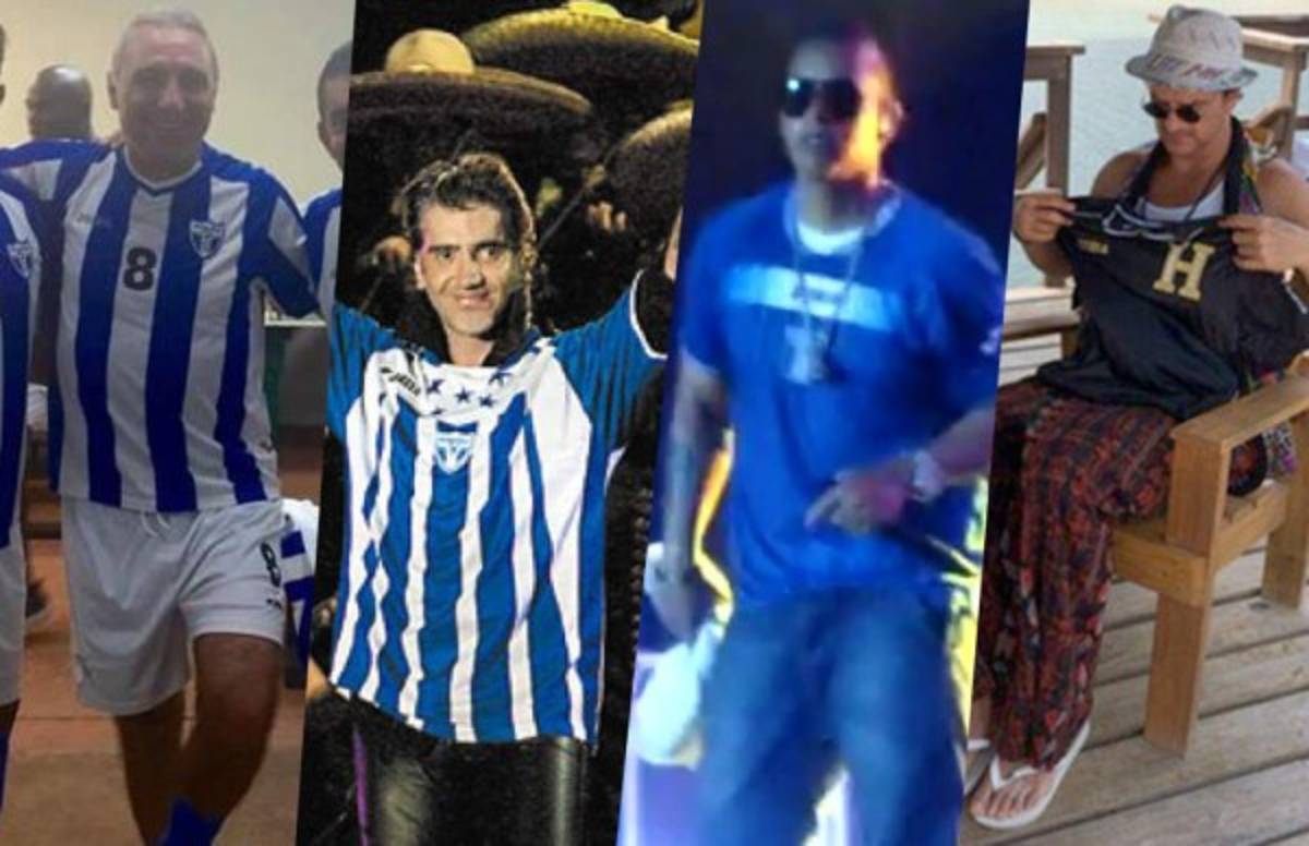 FOTOS: Famosos que han posado con la camisa de la Selección de Honduras