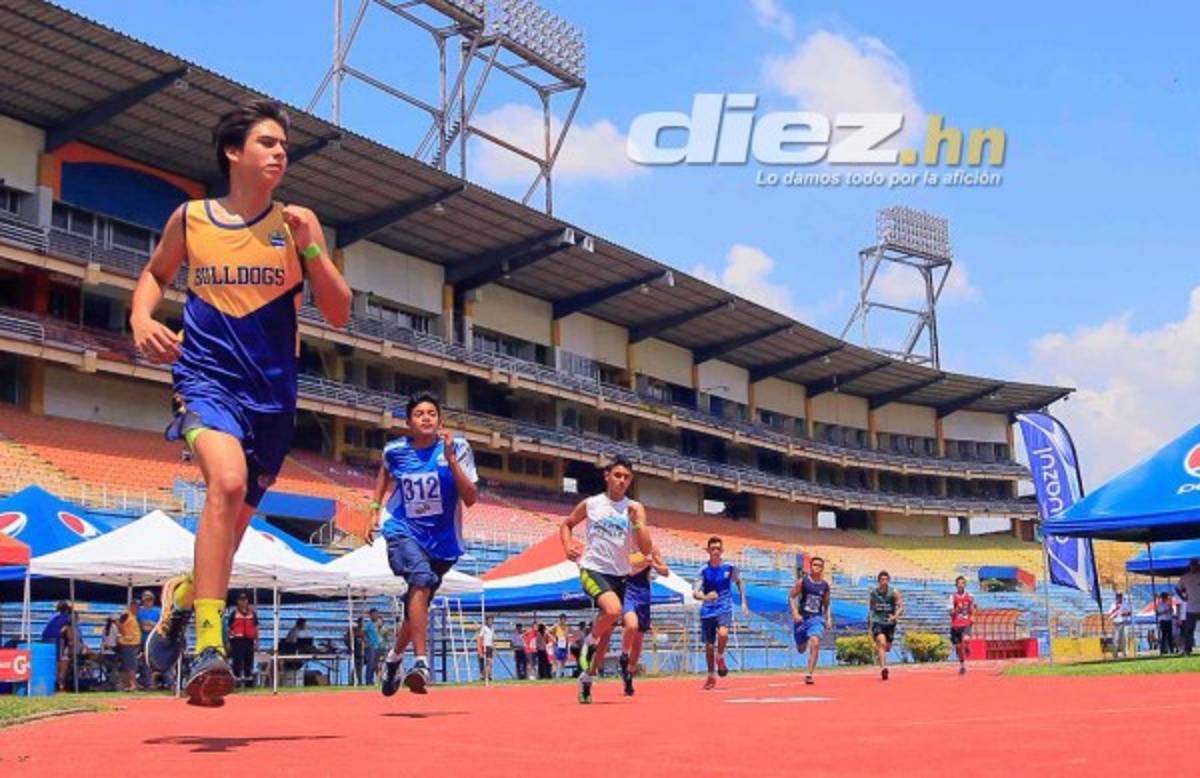 Torneo nacional de atletismo colegial es San Pedro Sula .