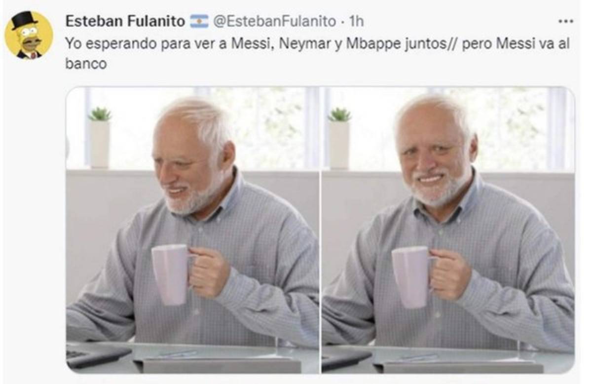 Messi hizo su debut con el PSG y los memes lo destrozan por haber sido suplente en Francia