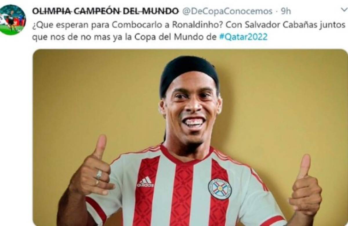 Ronaldinho, víctima favorita de los memes tras su detención en Paraguay por usa papeles falsos  
