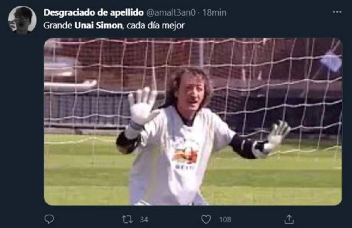 Memes: Hacen pedazos a Unai Simón, portero de España, por su terrible error en la Eurocopa