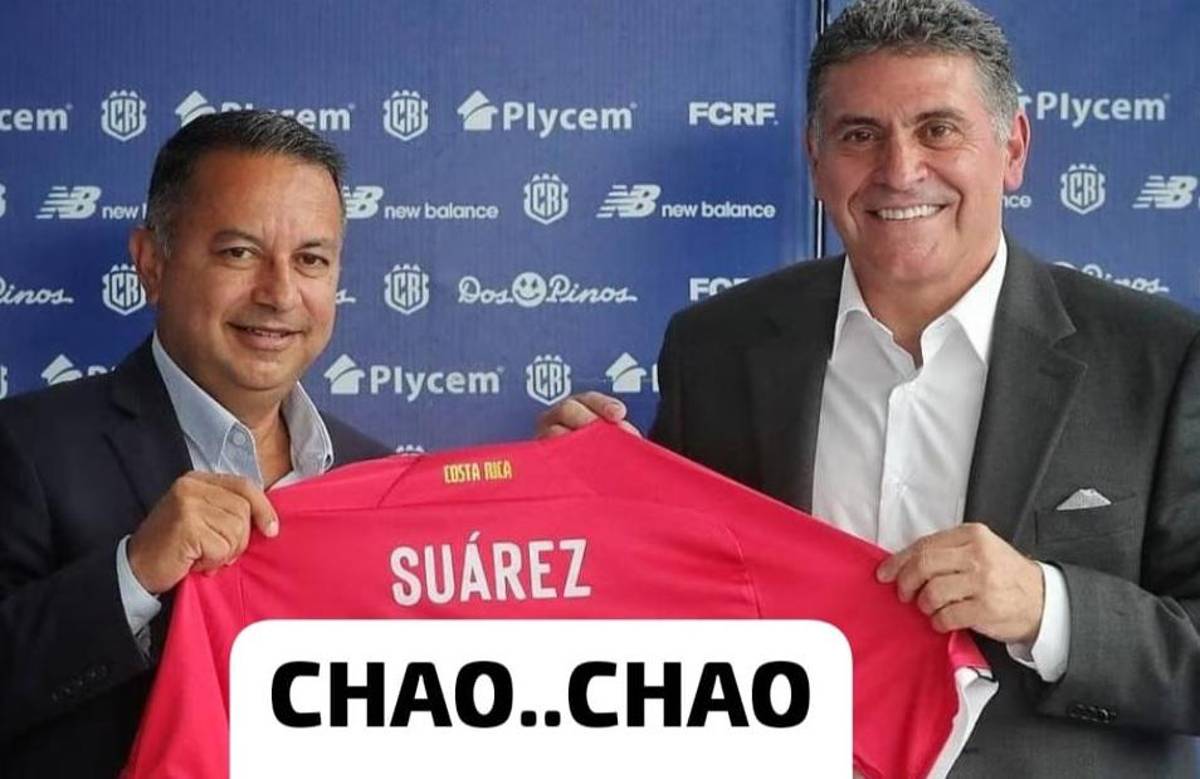 En Costa Rica destrozan con memes a Luis Fernando Suárez tras su despido como técnico de la selección
