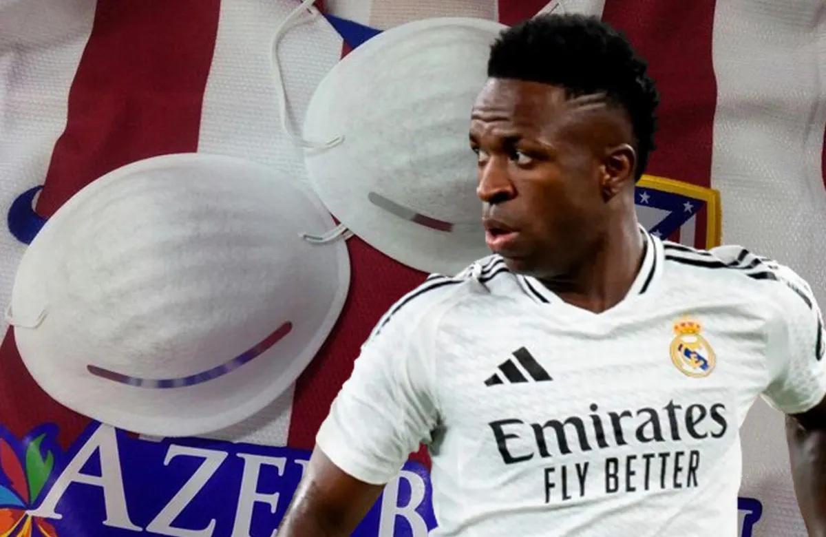 Por culpa de Vinicius: afición del Atlético irá con mascarillas al derbi: ¿Qué está pasando con el crack del Real Madrid?