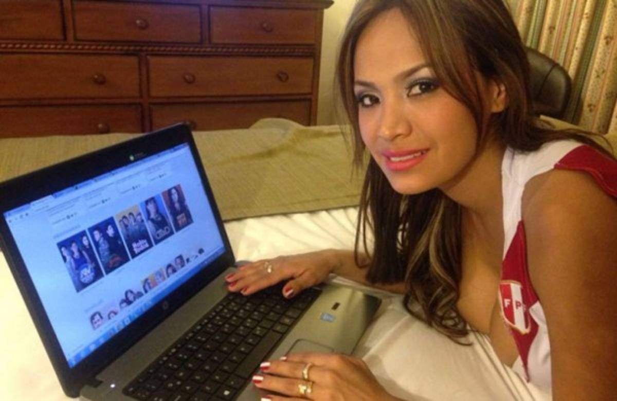 ¡Espectacular! La novia de Perú que apoyará con todo en Rusia