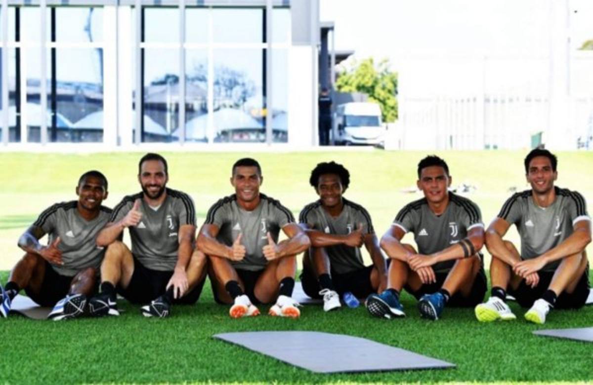 En fotos: El primer entrenamiento de Cristiano Ronaldo con la Juventus