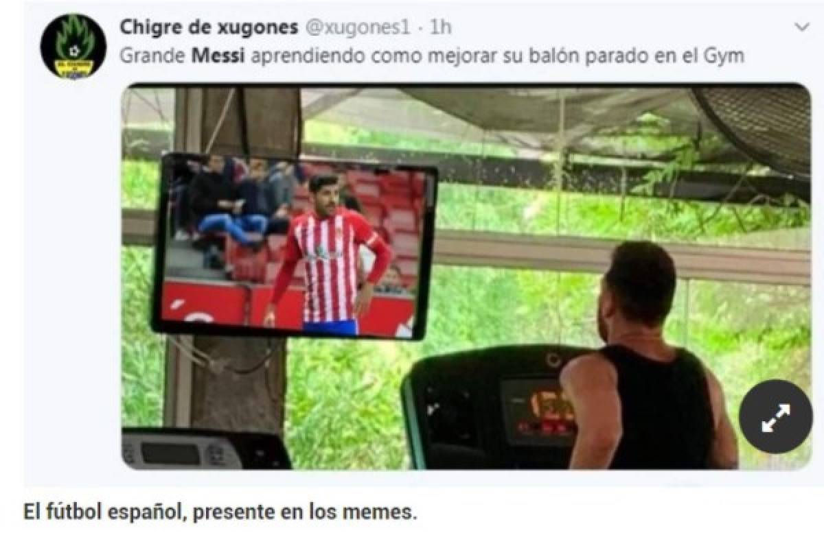 Messi viendo goles de Messi: Los crueles memes de la imagen viral del crack del Barcelona