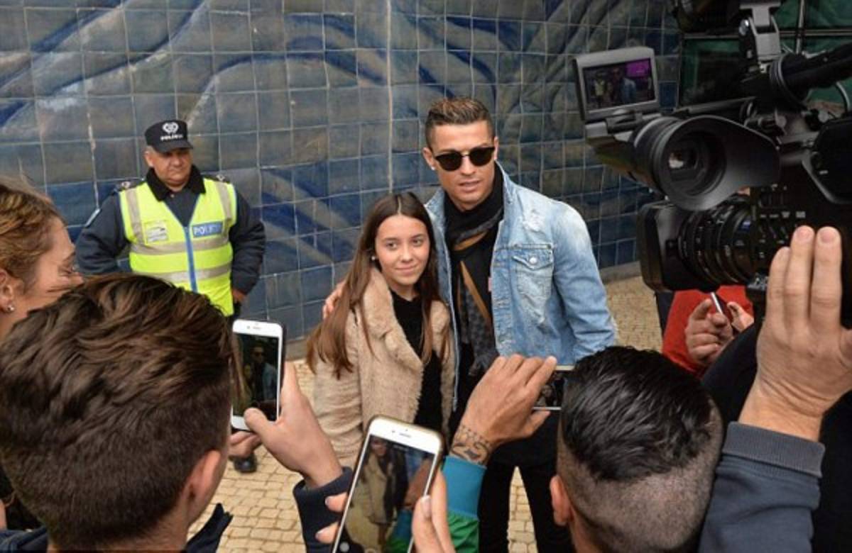 Georgina Rodríguez, la novia de Cristiano, causó furor en Portugal