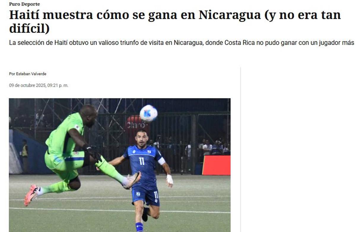 Es la selección a vencer; el país más pobre de América: esto dicen los medios de Haití previo al duelo ante Honduras