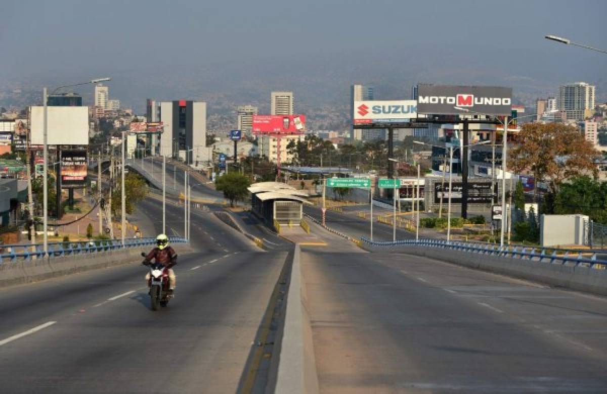 Así lució la capital de Honduras en cuarentena por coronavirus