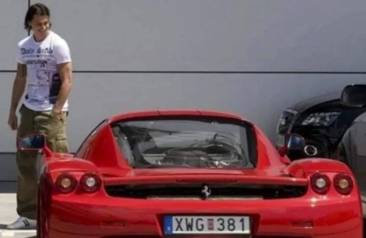40 años y un imperio de carros: la millonaria colección de autos de Zlatan Ibrahimovic llena de Ferraris