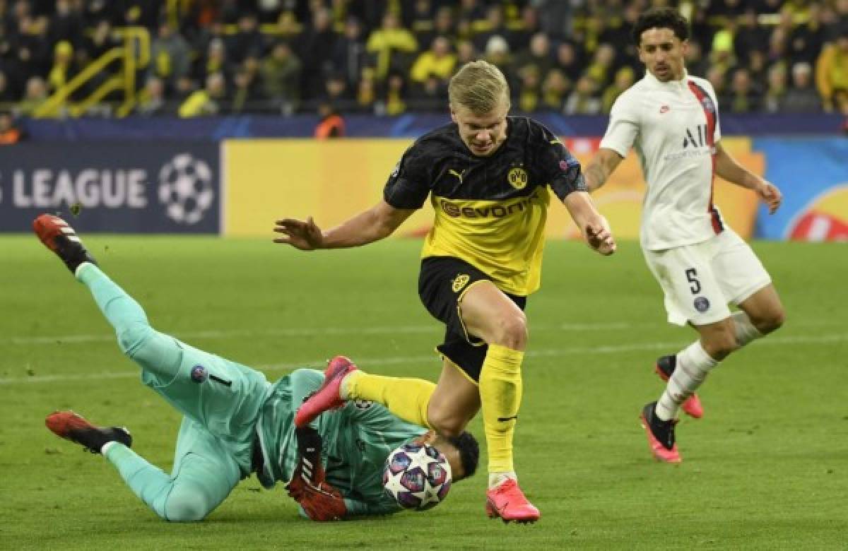 Erling Haaland tumba a Keylor Navas en Champions; la tristeza y humillación de Neymar