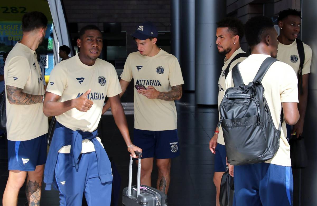 Fan sorprende a Marinacci y López: Motagua aterrizó en Honduras tras golear en Belice