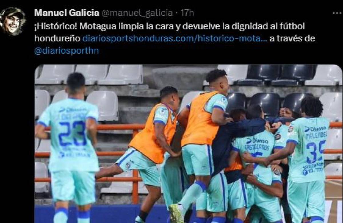 “Motagua nos calló la boca”: Prensa hondureña destaca clasificación del “Ciclón” a cuartos de Champions de Concacaf