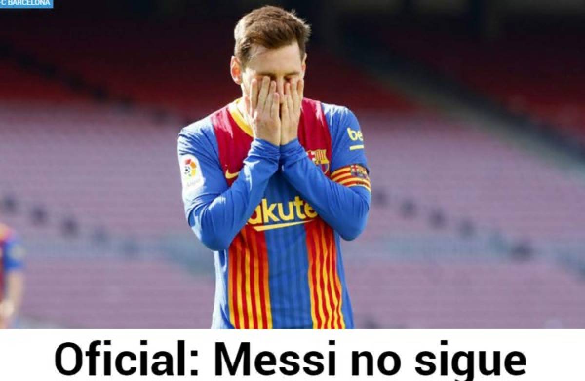 ¡Estalló un verdadero bombazo! Reacción de la prensa mundial ante la marcha de Messi del Barcelona