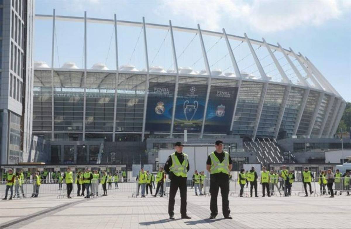 Kiev, lista para recibir la final de la Champions League entre Real Madrid y Liverpool