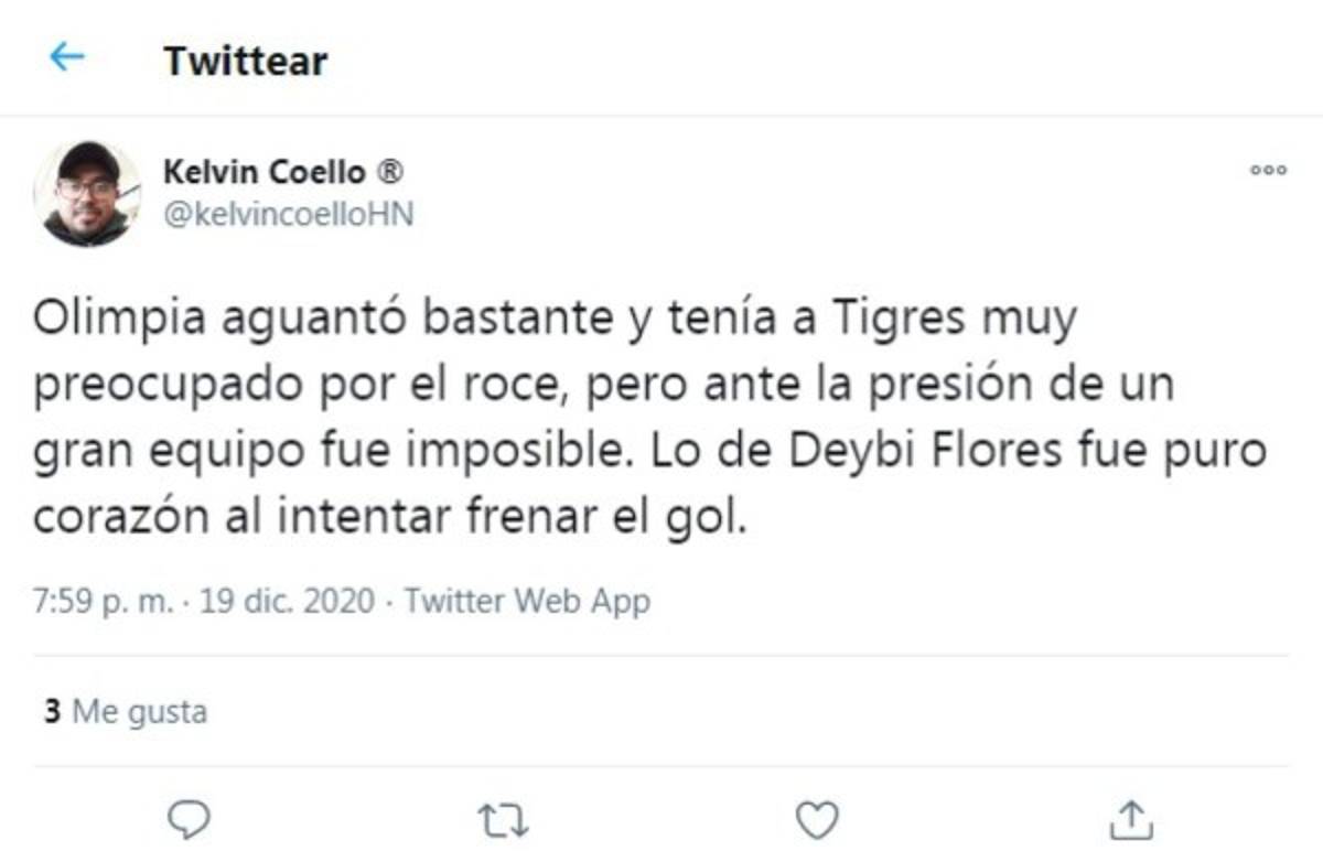 Periodistas mexicanos y hondureños tras el Olimpia-Tigres: 'Los felinos no se despeinaron”