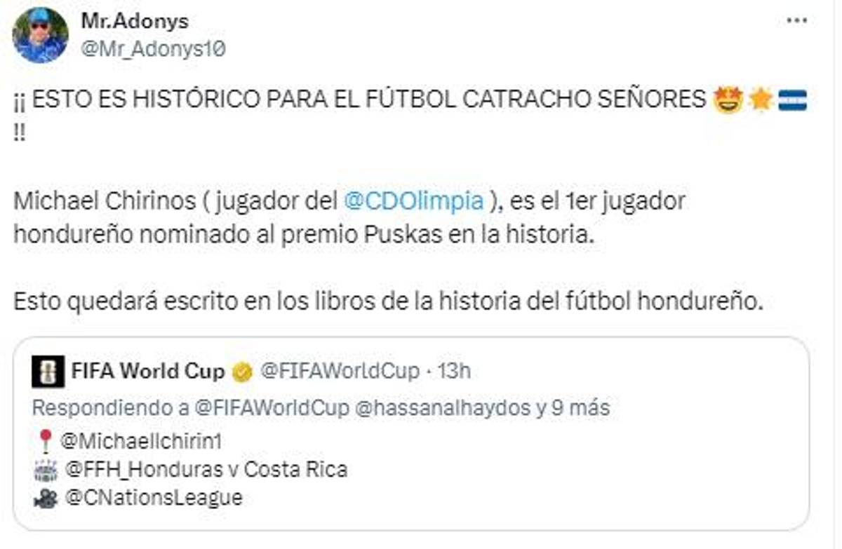 Así reaccionó la prensa tras la nominación de Michaell Chirinos al Puskas The Best 2024: “Se lo hizo a Keylor Navas”