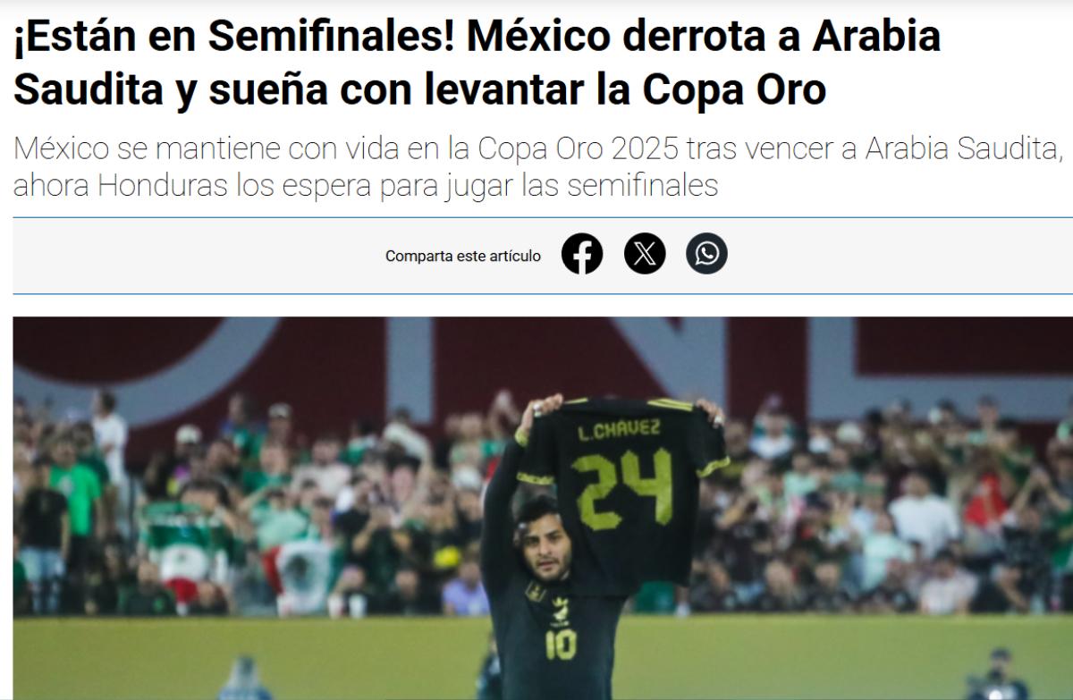 México no juega a nada, Sin convencer: Faitelson y la prensa mexicana molestos; esto dicen de la semifinal ante Honduras