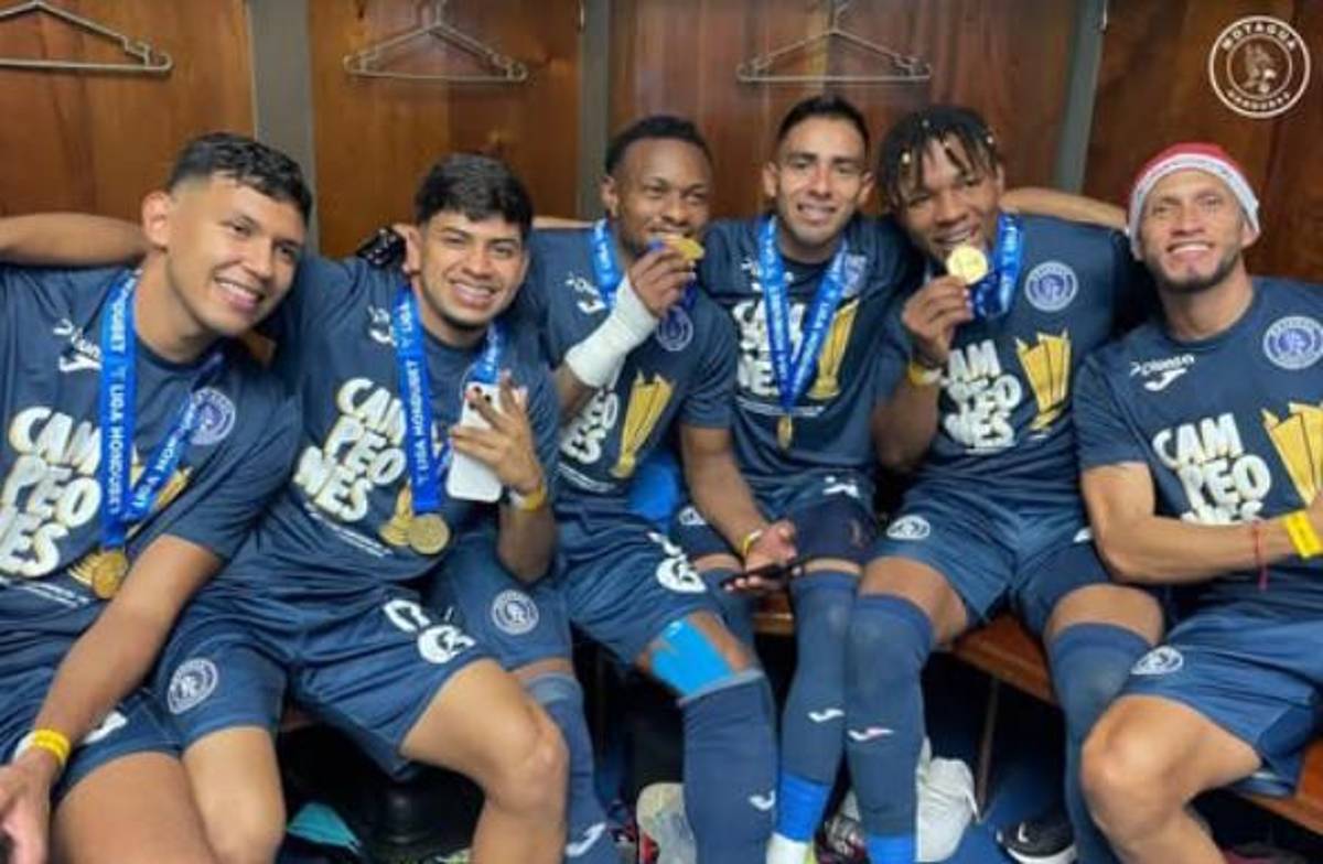 Motagua se proclamó campeón ante Olimpia y así lo celebraron sus jugadores en redes: “A lo que vinimos”
