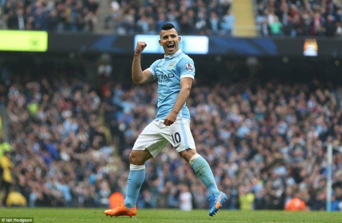 FOTOS: Así fueron los cinco goles del Kun Agüero ante el Newcastle