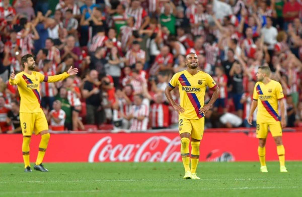 La frustración de Piqué, el dolor de Suárez y la derrota del Barcelona en San Mamés&nbsp;&nbsp;