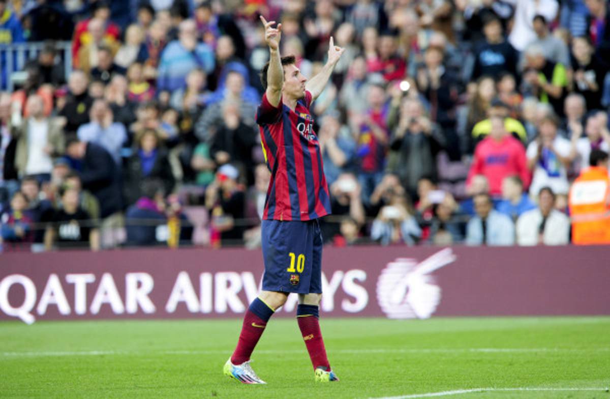 Messi, máximo goleador en la historia del Barcelona