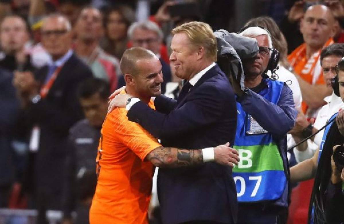 En fotos: Así fue último partido de Wesley Sneijder con la selección de Holanda