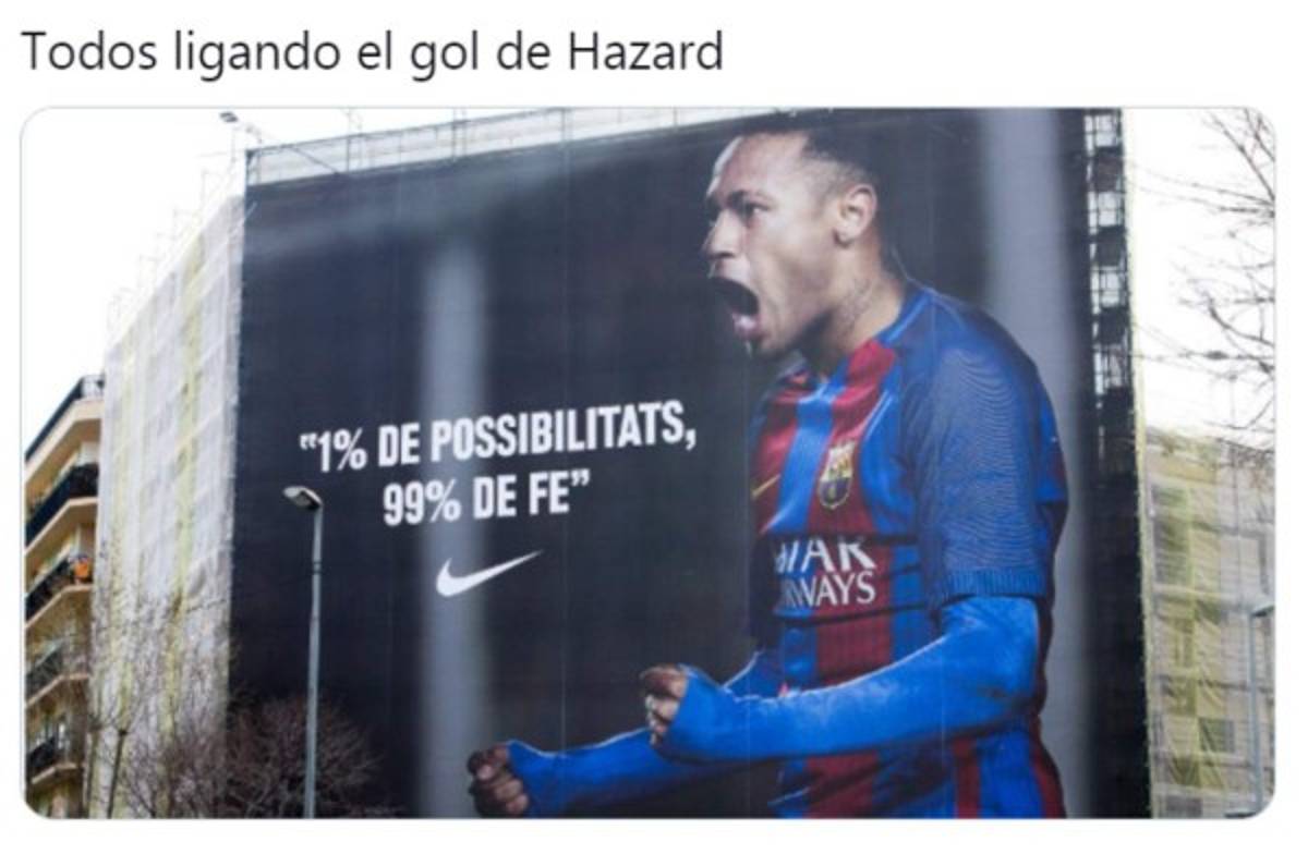 Destrozan a Hazard: los memes del duro empate del Real Madrid ante Chelsea en la Champions